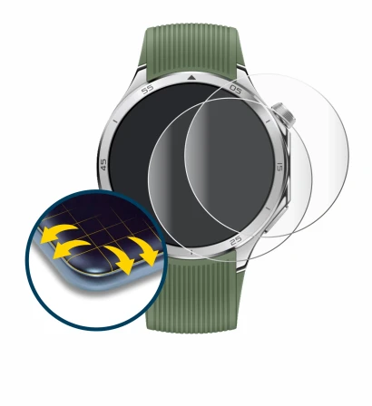 Image of the device OnePlus Watch 3 with a wide variety of screen protectors.