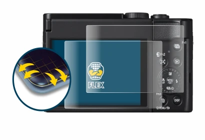 Image of the device Panasonic Lumix DC-TZ99 with a wide variety of screen protectors.
