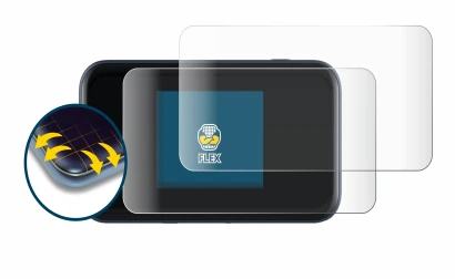 Image of the device ZTE MU5002 with a wide variety of screen protectors.