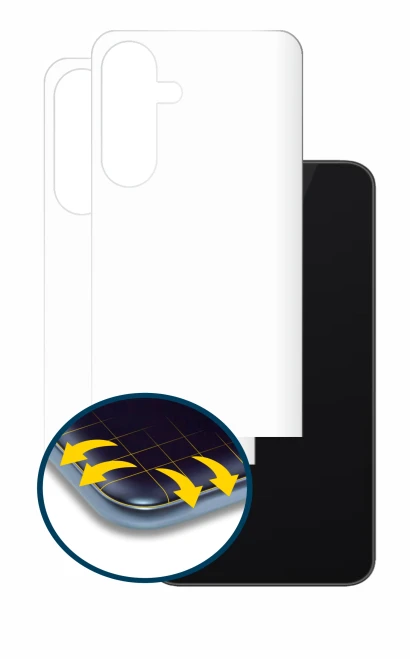 Image of the device Samsung Galaxy A26 5G (Back) with a wide variety of screen protectors.