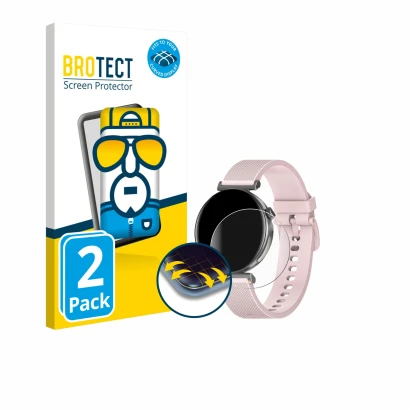 Front side of a product packaging with the brand logo BROTECT. Next to it is the device Knauermann Pro 3 Mini 2024 shown with