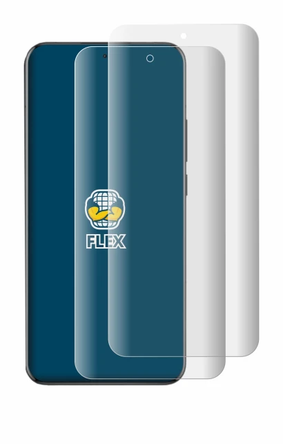 Image of the device Oppo Reno 13 Pro with a wide variety of screen protectors.