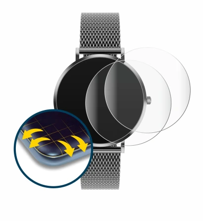 Image of the device Pireware Amory 5 with a wide variety of screen protectors.