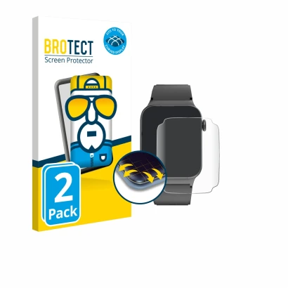 Front side of a product packaging with the brand logo BROTECT. Next to it is the device STECEi T50S 1.85" shown with the corre
