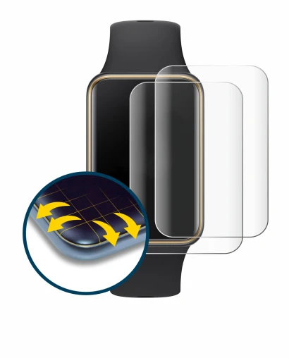 Image of the device Honor Band 10 with a wide variety of screen protectors.