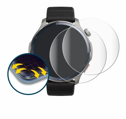 Image of the device Huami Amazfit Balance 2 with a wide variety of screen protectors.