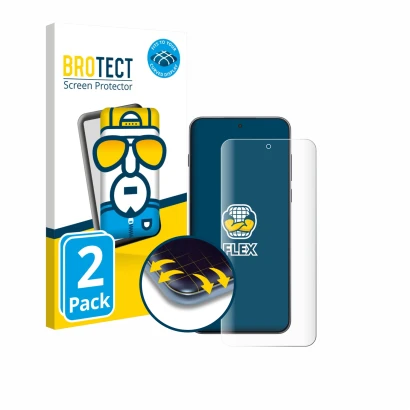 Front side of a product packaging with the brand logo BROTECT. Next to it is the device OnePlus Nord 5 shown with the correspo