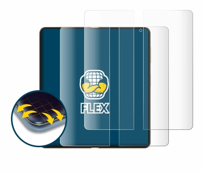 Image of the device Honor Magic V5 (Inner display) with a wide variety of screen protectors.