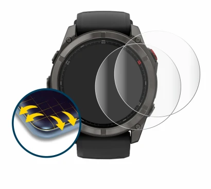 Image of the device Garmin Fenix 8 Pro AMOLED (51 mm) with a wide variety of screen protectors.