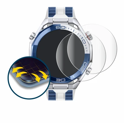 Image of the device Huawei Watch Ultimate 2 Blue with a wide variety of screen protectors.