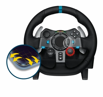 Image of the device Logitech G29 Driving Force Gaming Racing Wheel with a wide variety of screen protectors.