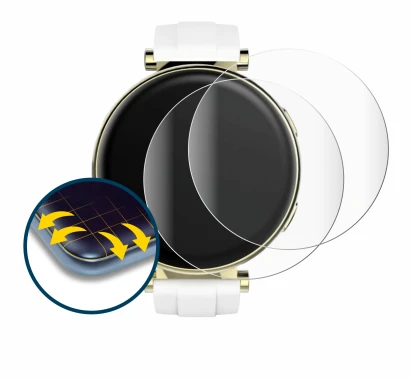 Image of the device Hama Smartwatch 7000 with a wide variety of screen protectors.