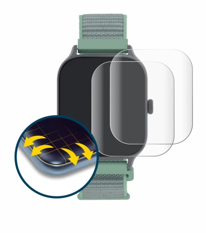 Image of the device Decathlon Fit 100s with a wide variety of screen protectors.