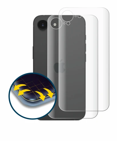 Image of the device Apple iPhone 17e (Back) with a wide variety of screen protectors.