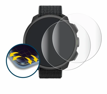 Image of the device Suunto Nautic S with a wide variety of screen protectors.