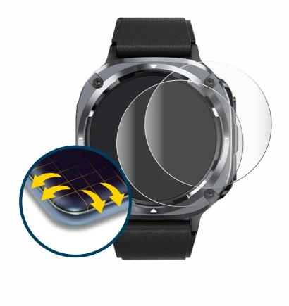 Image of the device TIMU S90+ 1.48" with a wide variety of screen protectors.