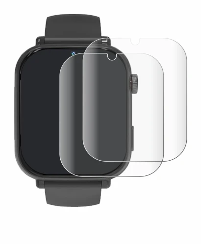 Image of the device Pthtechus A22 with a wide variety of screen protectors.