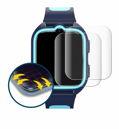 Image of the device Baolubao Z30 1.75" with a wide variety of screen protectors.