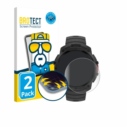 Front side of a product packaging with the brand logo BROTECT. Next to it is the device Polar Street X shown with the correspo