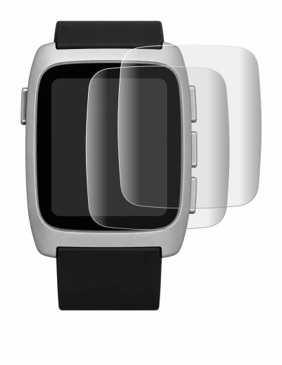 Image of the device Pebble Time 2 2026 with a wide variety of screen protectors.