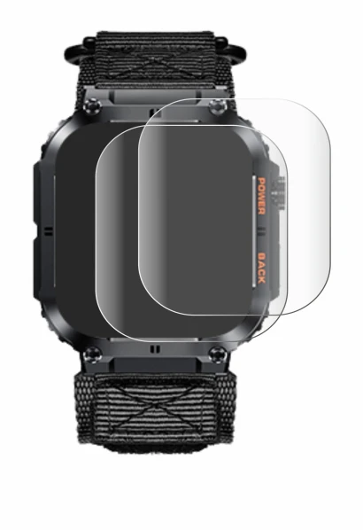 Image of the device Megalith K57PRO with a wide variety of screen protectors.