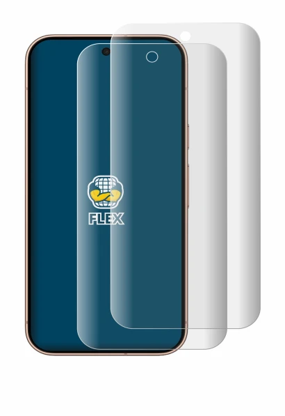 Image of the device Google Pixel 11 Pro with a wide variety of screen protectors.
