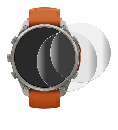 Image of the device Garmin Fenix 9 Pro (47 mm) with a wide variety of screen protectors.