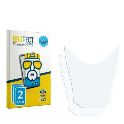 Front side of a product packaging with the brand logo BROTECT. Next to it is the corresponding screen protector.