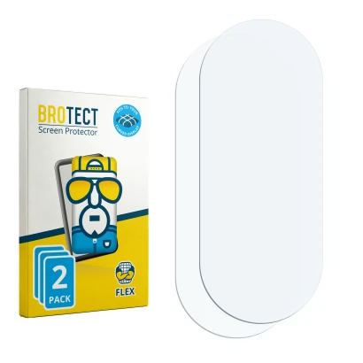 Front side of a product packaging with the brand logo BROTECT. Next to it is the corresponding screen protector.