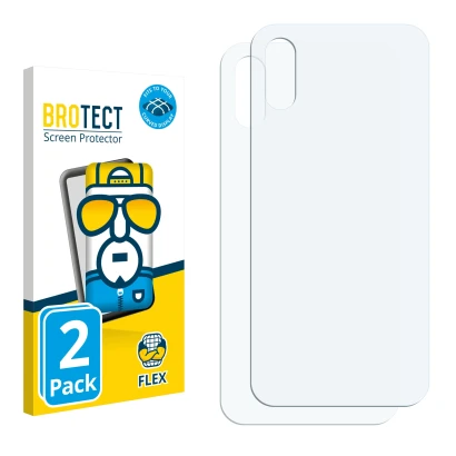 Front side of a product packaging with the brand logo BROTECT. Next to it is the corresponding screen protector.