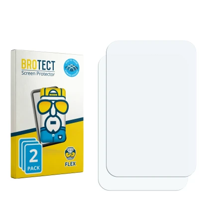 Front side of a product packaging with the brand logo BROTECT. Next to it is the corresponding screen protector.