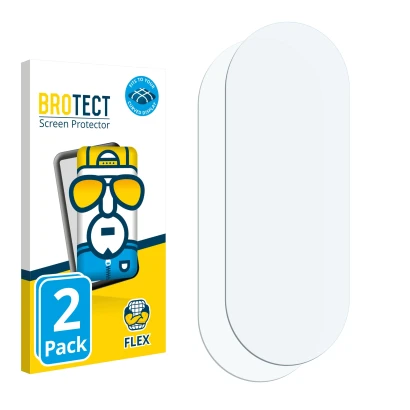 Front side of a product packaging with the brand logo BROTECT. Next to it is the corresponding screen protector.