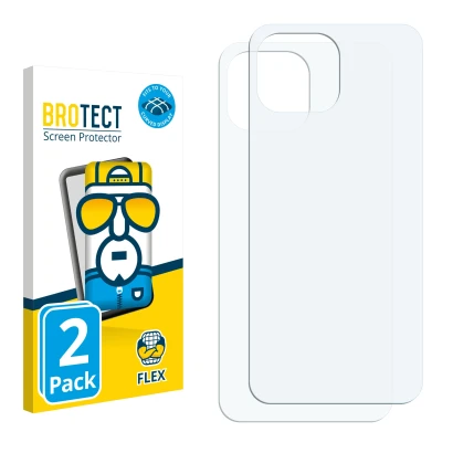 Front side of a product packaging with the brand logo BROTECT. Next to it is the corresponding screen protector.