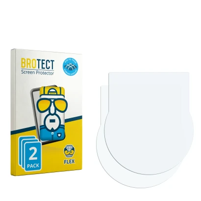 Front side of a product packaging with the brand logo BROTECT. Next to it is the corresponding screen protector.
