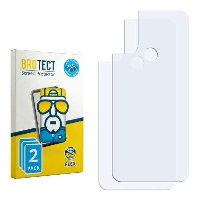 Front side of a product packaging with the brand logo BROTECT. Next to it is the corresponding screen protector.