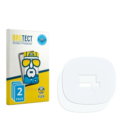 Front side of a product packaging with the brand logo BROTECT. Next to it is the corresponding screen protector.
