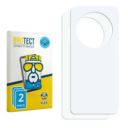 Front side of a product packaging with the brand logo BROTECT. Next to it is the corresponding screen protector.