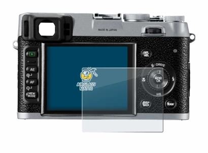 Image of the device Fujifilm FinePix X100 with a wide variety of screen protectors.