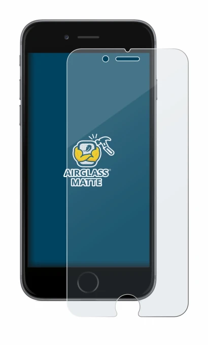 Image of the device Apple iPhone 6 with a wide variety of screen protectors.