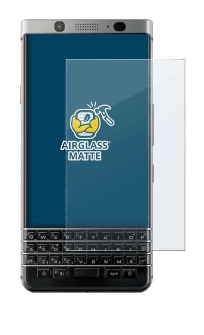 Image of the device BlackBerry Keyone with a wide variety of screen protectors.