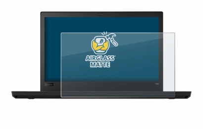 Image of the device Lenovo ThinkPad T480 with a wide variety of screen protectors.