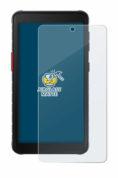 Image of the device Samsung Galaxy XCover 5 with a wide variety of screen protectors.