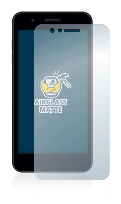 Image of the device LG K9 with a wide variety of screen protectors.