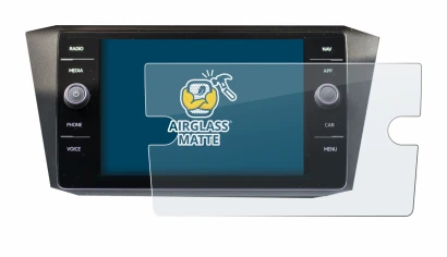 Image of the device Volkswagen Tiguan Discover Media 8" 2017-2019 with a wide variety of screen protectors.