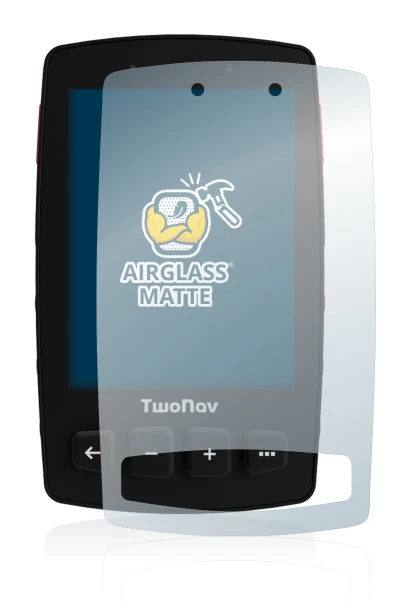 Image of the device TwoNav Trail 2 with a wide variety of screen protectors.