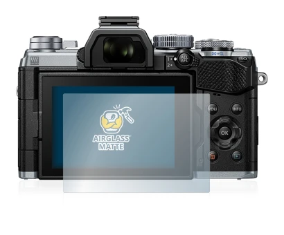 Image of the device Olympus OM-D E-M5 Mark III with a wide variety of screen protectors.