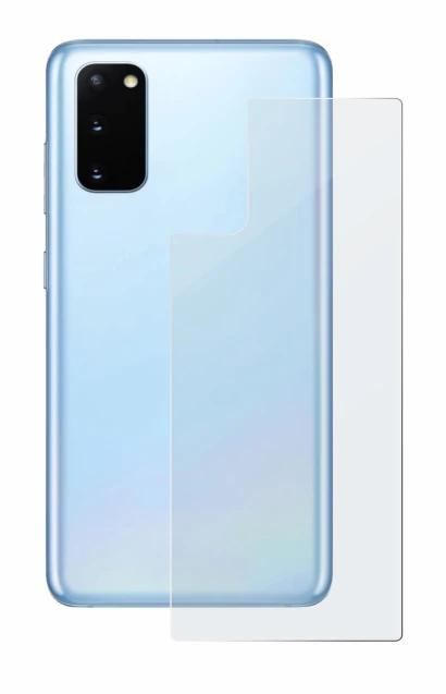 Image of the device Samsung Galaxy S20 (Back) with a wide variety of screen protectors.