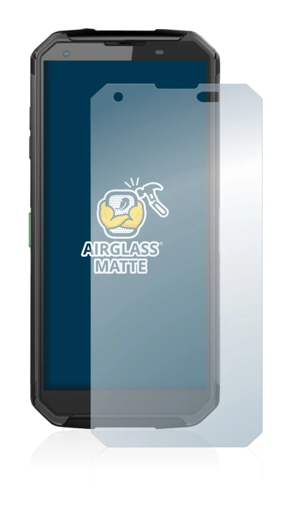 Image of the device Blackview BV9500 Plus with a wide variety of screen protectors.