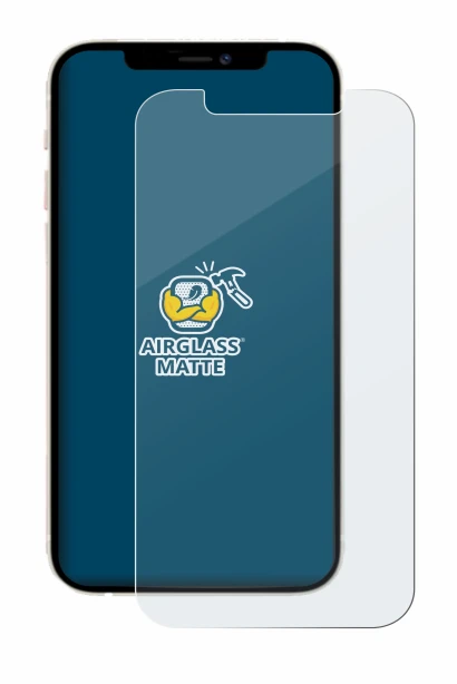 Image of the device Apple iPhone 12 with a wide variety of screen protectors.