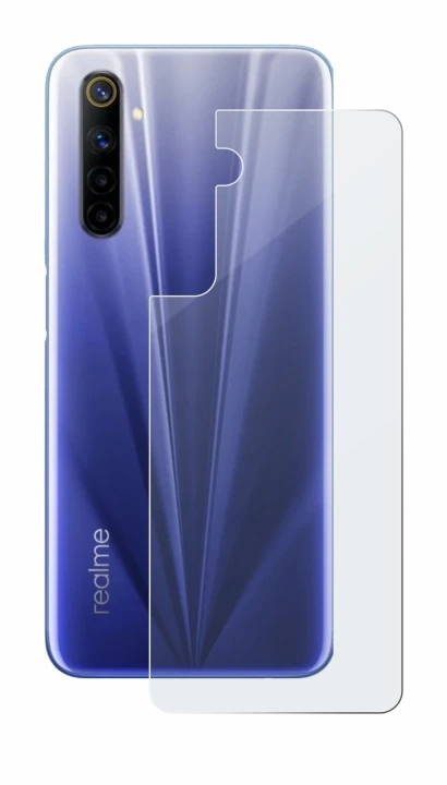 Image of the device realme 6 (Back) with a wide variety of screen protectors.